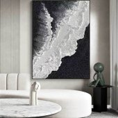 Black And White Abstract Wall Art