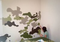 Diy Camo Wall Paint