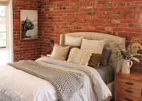 Exposed Brick Wall Bedroom Ideas