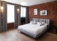 Grey Brick Wall Bedroom Ideas