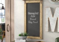 Wall Mounted Chalkboard For Kitchen