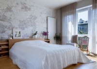 White Brick Wall Bedroom Ideas