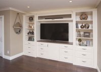 White Wall Unit For Living Room