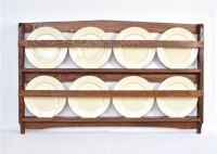 Wooden Plate Display Rack Wall Mount