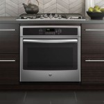 30 Inch Single Gas Wall Oven Black