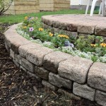 Building A Small Retaining Wall For Flower Bed