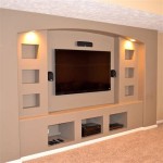 Built In Drywall Entertainment Center
