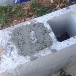 Concrete Block Wall Anchor Bolt