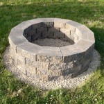 How To Build A Fire Pit Using Retaining Wall Blocks