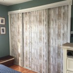 How To Wallpaper Sliding Closet Doors
