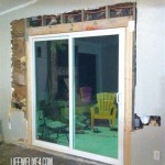Installing Sliding Glass Door In Brick Wall