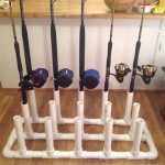 Pvc Fishing Rod Wall Rack