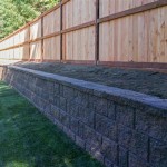 Retaining Wall With Fence On Top Pictures