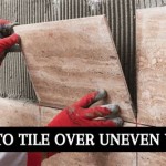 Tiling A Wall With An Uneven Ceiling