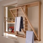 Wall Mounted Fold Down Clothes Drying Rack