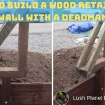 Wood Retaining Wall Deadman